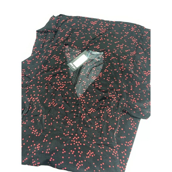 Nasty gal - in a rough spot - midi dress black size 6*see description - Picture 2 of 5